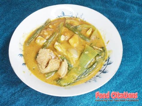 Kare-Kare With Bagoong Recipe - Food Citations