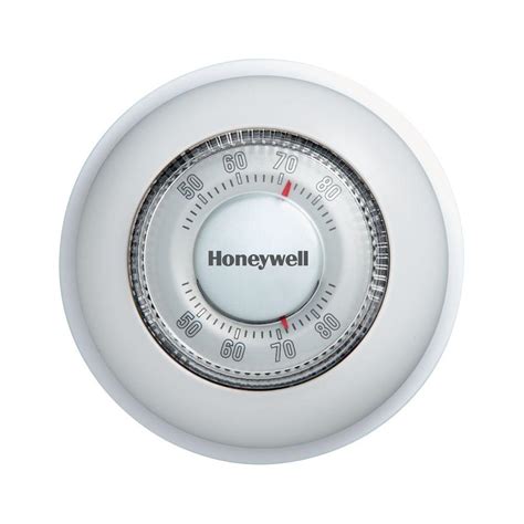 Honeywell Round Mechanical Thermostat Heat Only-CT87K - The Home Depot