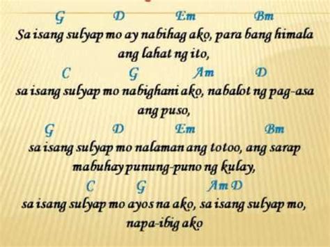 Sa Isang Sulyap Mo Lyrics & Guitar Chords By; Jkevin.mp4 - YouTube