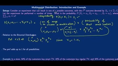 Multinomial Distribution: Introduction and Example - YouTube