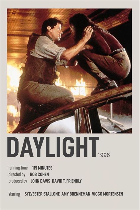 daylight movie poster | Alternative movie posters, Movie amy, Movie posters