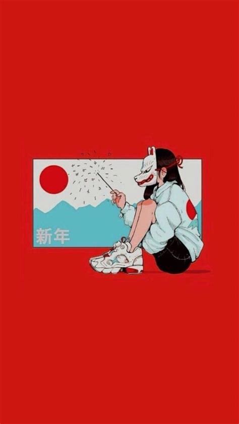 Red And White Aesthetic Wallpaper Anime Best aesthetic wallpaper iphone ...