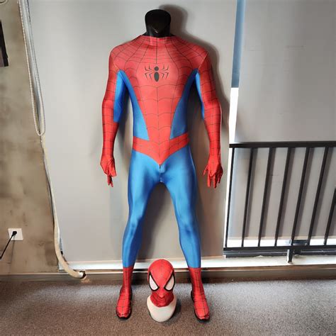 Spider-man TAS 1994 Bodysuit Peter Parker Cosplay Costume Suit for ...