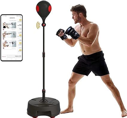 Smart Punching Bag with Stand for Kids Adults, Reflex Boxing Ball With ...