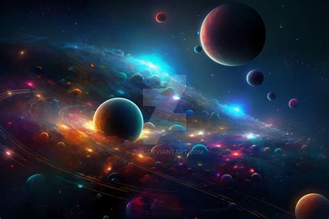 Colorful Space #25 - HD Wallpaper Background by IXUL on DeviantArt