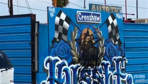 Nipsey Hussle Mural In South Los Angeles Vandalized Twice In 24 Hours