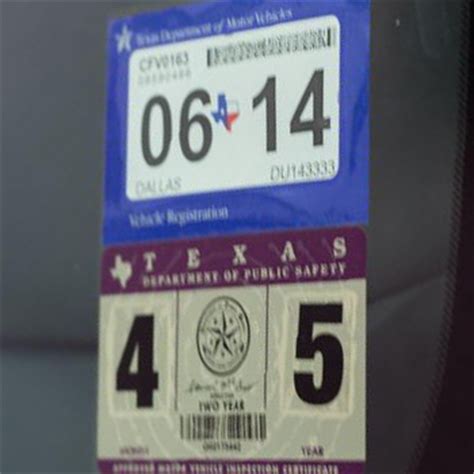 Texas DMV Adopts Single Sticker System