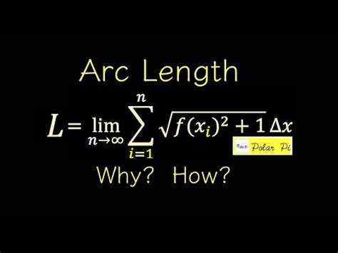 Derivation of the Arc Length Formula - YouTube