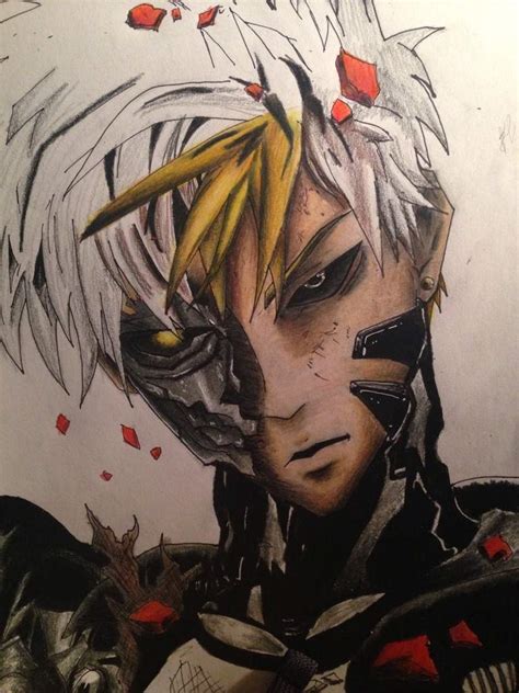 Genos from one Punch Man Drawing | Anime Amino