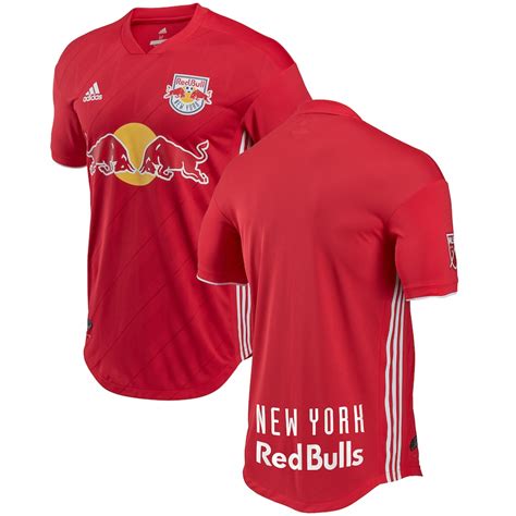 Men's New York Red Bulls adidas Red 2018 Secondary Authentic Jersey