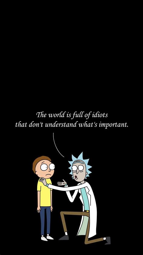 Rick And Morty Quotes Wallpapers - Wallpaper Cave