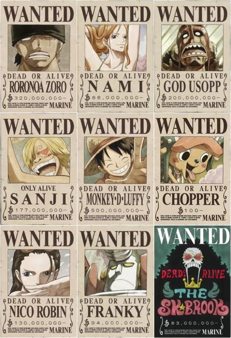 Straw hat bounty poster : r/OnePiece