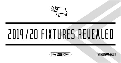 Derby County’s 2019/20 Fixtures Released - Blog - Derby County