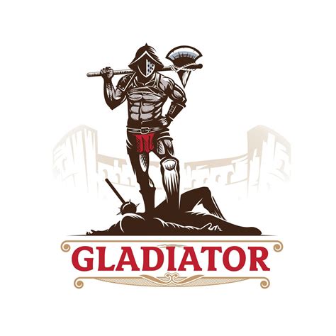 Gladiator in the Arena 13649463 Vector Art at Vecteezy