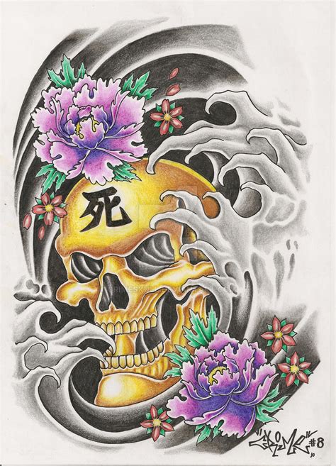 oriental tattoo design by crimeskull on DeviantArt