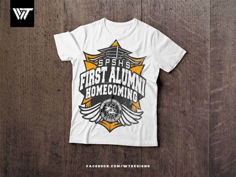 SPSHS's First Alumni Homecoming Shirt 1/2 by wtdesigns on DeviantArt