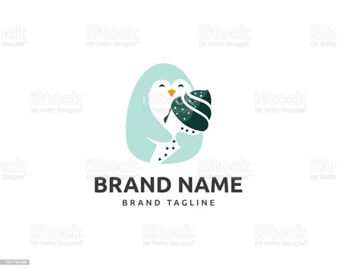 Ice Cream Penguin Logo Stock Illustration - Download Image Now - Animal, Animal Wildlife, Animal ...