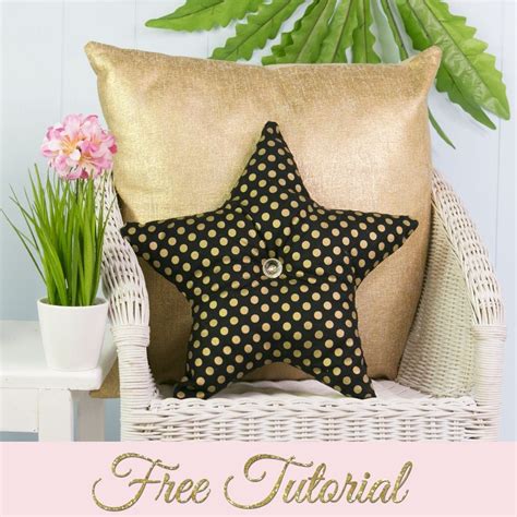 Star Pillow FREE Sewing Pattern | Sewing 4 Free