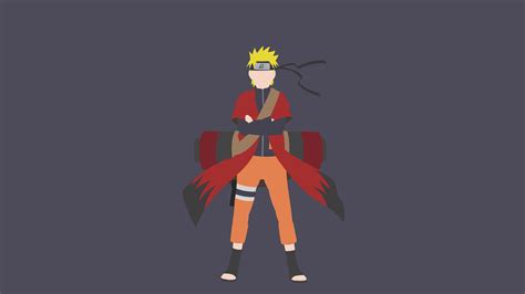Naruto - Naruto Uzumaki Minimalist Wallpaper