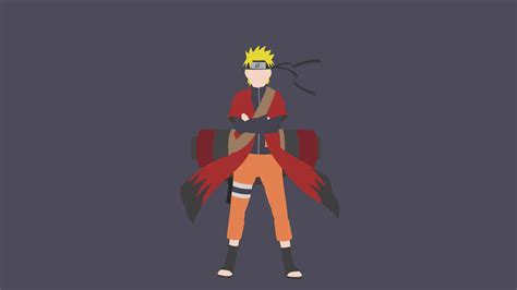 Naruto - Naruto Uzumaki Minimalist Wallpaper