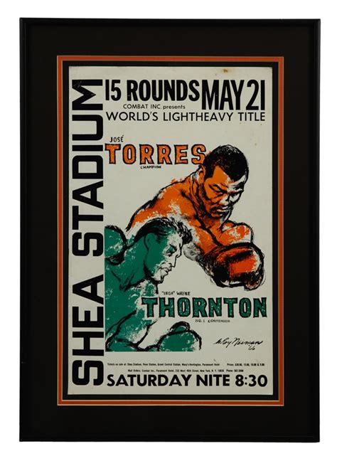 Trio of Boxing Posters Including Ali, Frazier and Leroy Neiman (art)