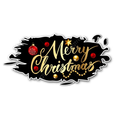 Merry Christmas Typography With Xmas Text Letterning, Merry Christmas ...