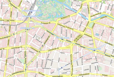 KaDeWe-Stadtplan mit Satellitenaufnahme und Unterkünften von Berlin