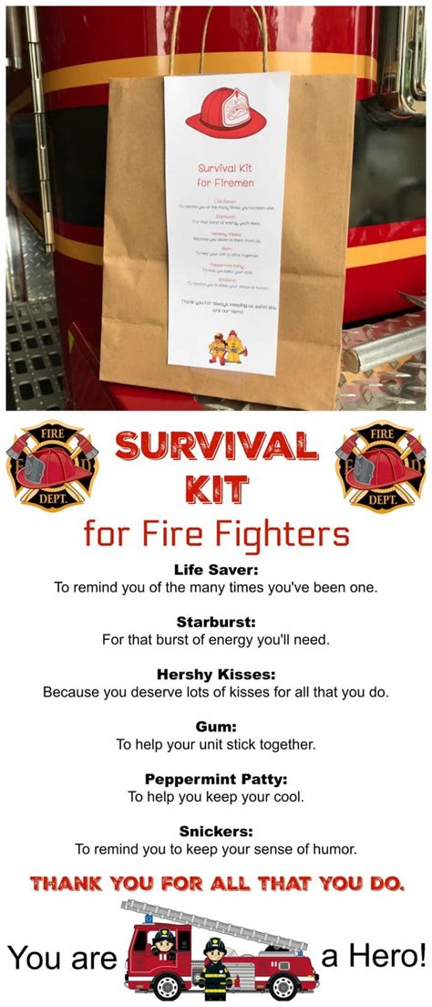 Firefighter Survival Kit - Kitchen Fun With My 3 Sons