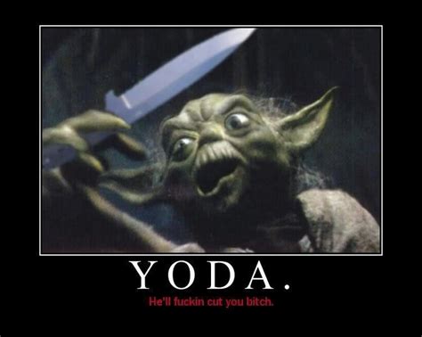 The Origins of the Demotivator Meme | Star wars humor, Yoda funny, Star ...