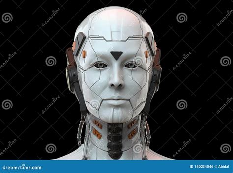 Robot Woman, Sci-fi Android Female Artificial Intelligence 3d Render ...