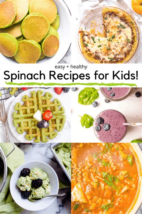 15+ Spinach Recipes For Kids - The Natural Nurturer