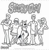 Scooby Doo Character Coloring Pages sketch template