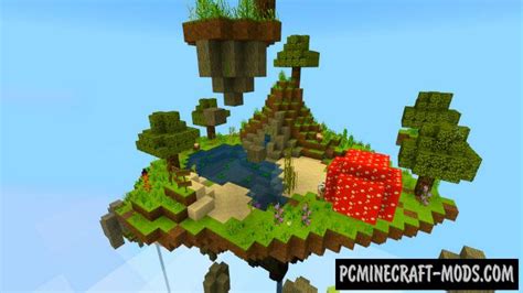 New SkyBlocks Minecraft PE Bedrock Map 1.4.0, 1.2.13 | PC Java Mods