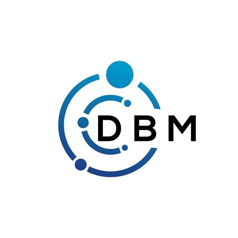 DBM letter logo design on white background. DBM creative initials letter logo concept. DBM ...