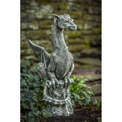 Cast Stone Large Dragon Outdoor Statue | Kinsey Garden Decor