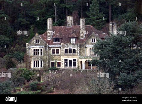 Coverwood Estate, Ewhurst, Surrey, England. Home of Ted and Generosa Ammon Stock Photo - Alamy