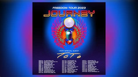 Journey announces 50th Anniversary Freedom Tour 2023 with Toto – 100.7 FM – KSLX – Classic Rock