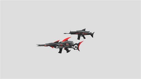 Scarmegladon free fire gun skin 3d model - Download Free 3D model by D7NZ [066b70a] - Sketchfab