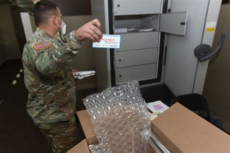 DVIDS - Images - South Carolina National Guard receives first shipment of Moderna COVID-19 ...