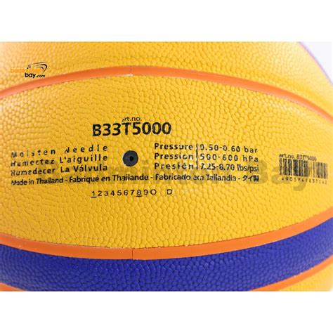 Molten B33T5000 - 3 On 3 Basketball Size 6 (With Size 7 Weight) Composite Leather FIBA Approved ...