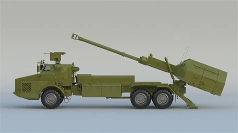 Archer Artillery System - 3D Model by frezzy