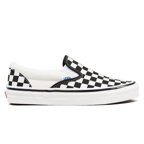 Vans Classic Slip On 98 DX 'Anaheim Factory' (Checkerboard/Black/White) - Consortium.