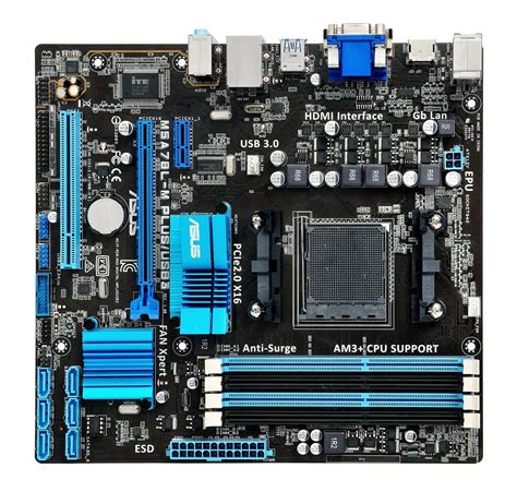 Asus M5a78l-m Plus/usb3 Desktop Motherboard - Amd 760g Chipset - Micro ...