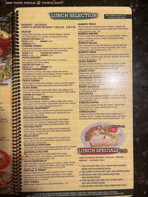 Online Menu of Los Arcos Mexican Restaurant Restaurant, Oxford, Alabama ...