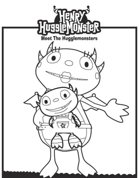 Coloring pages: Coloring pages: Henry Hugglemonster, printable for kids ...