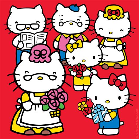 Hello Kitty & Family | Hello kitty, Hello kitty wallpaper, Kitty