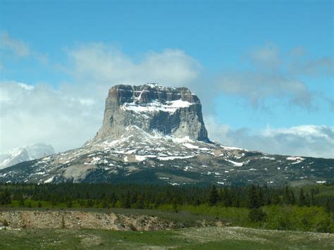 Chief Mountain, Glacier National Park Stock Photo - Image of most, montana: 54607752