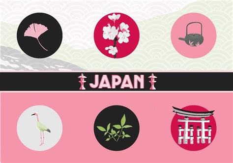 Japan Vector Icons 101998 Vector Art at Vecteezy