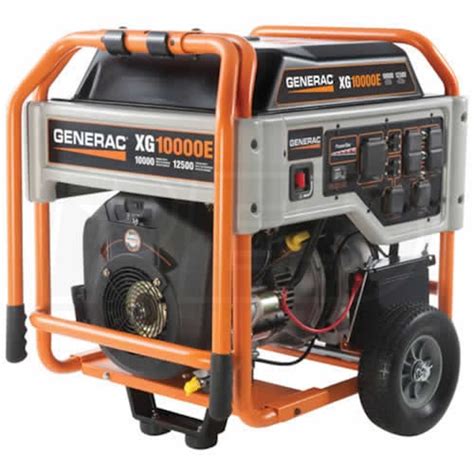 Generac 5802-SD XG10000E - 10,000 Watt Electric Start Portable Generator Scratch & Dent