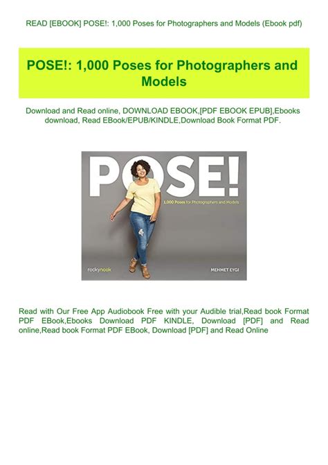 READ [EBOOK] POSE! 1 000 Poses for Photographers and Models (Ebook pdf)